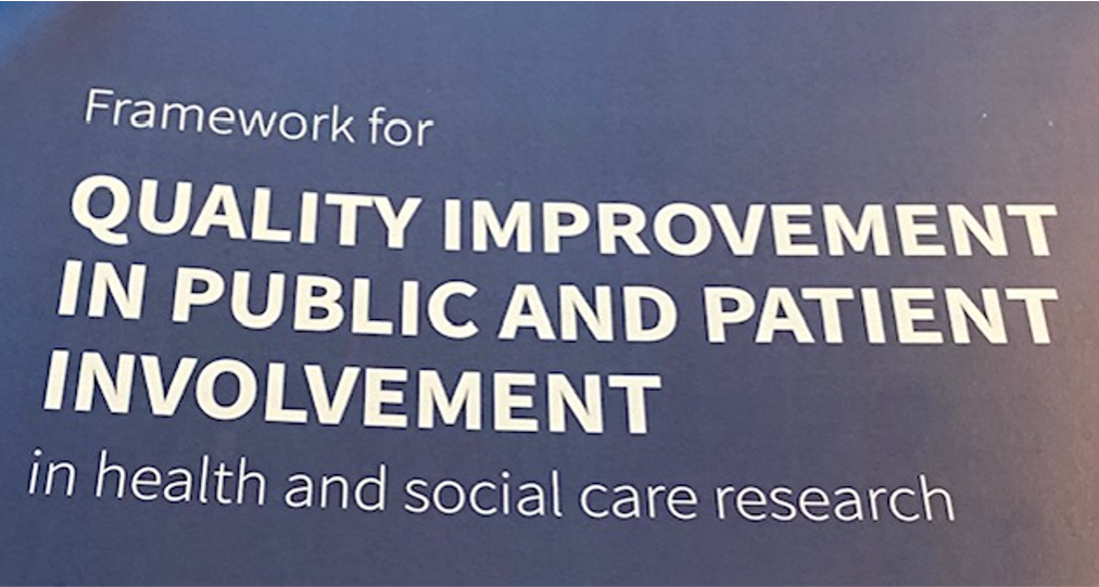 Framework for Quality Improvement in PPI in health and social care research